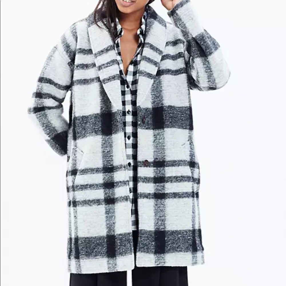 Plaid madewell Florence coat